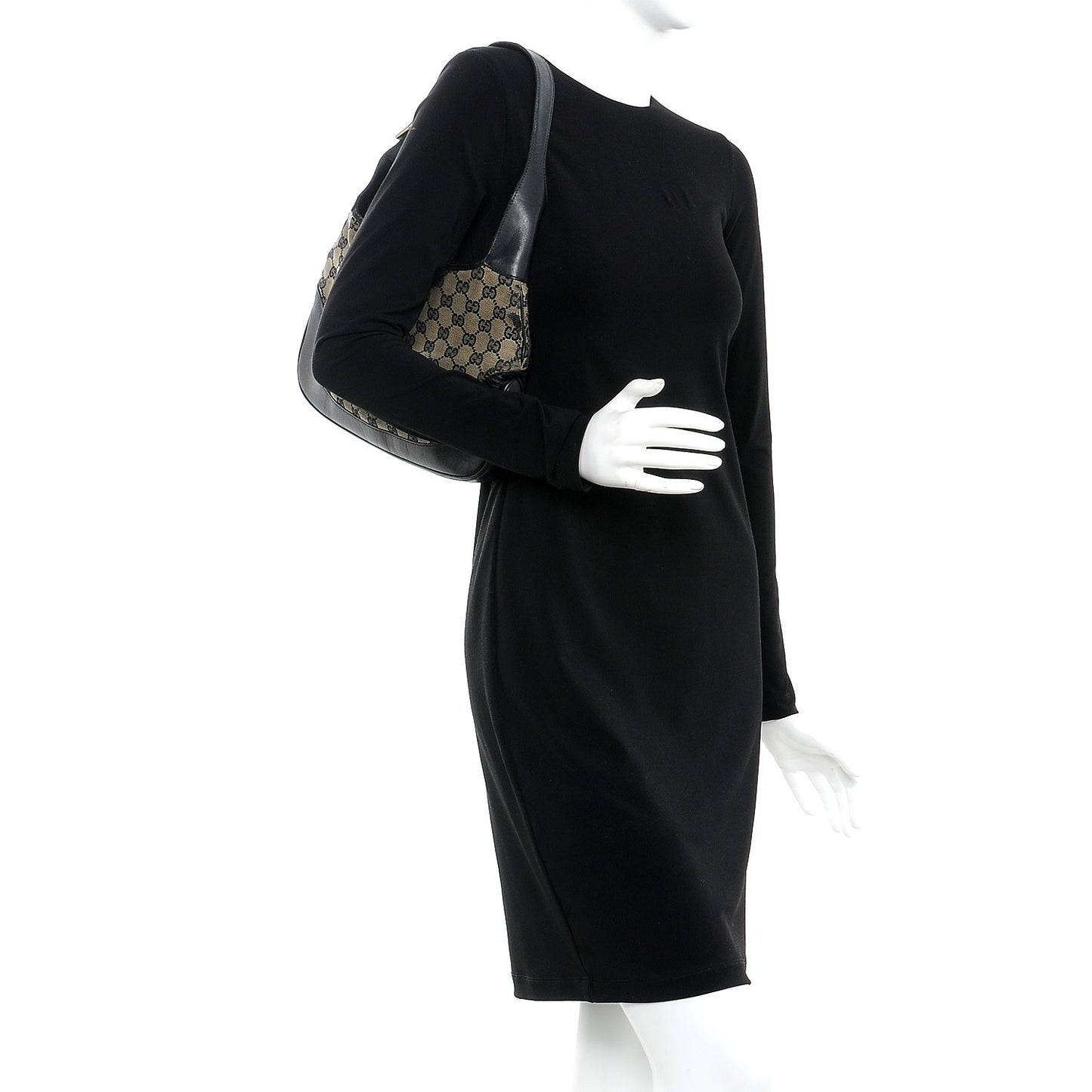 Monogram Small Jackie O Hobo Bag Black