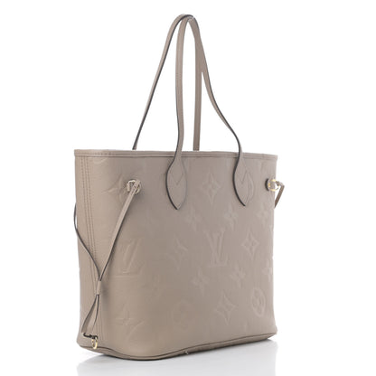 Louis Vuitton Empreinte Monogram Giant Neverfull MM Tourterelle 4 of 11
