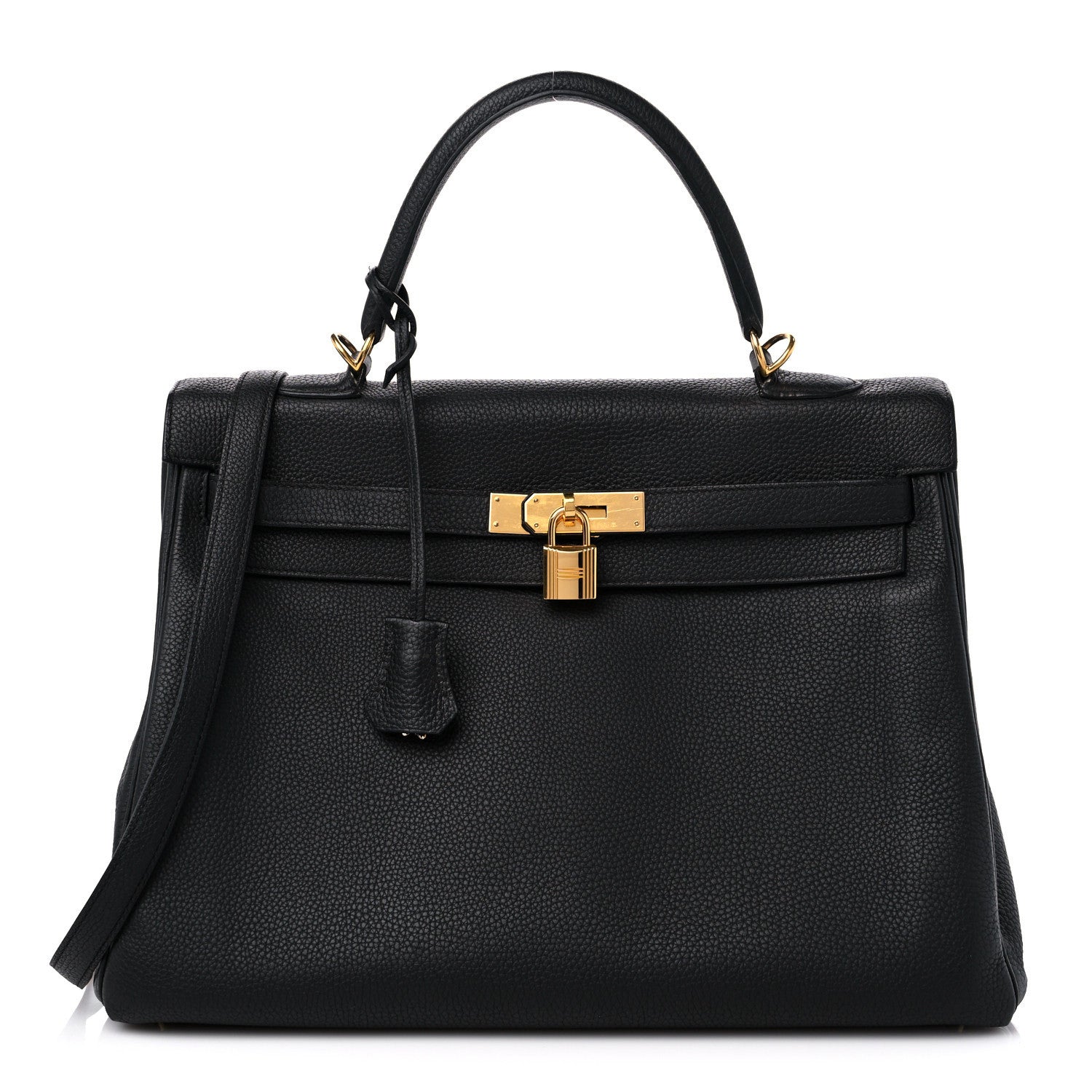Hermes Togo Kelly Retourne 35 Black 1 of 16