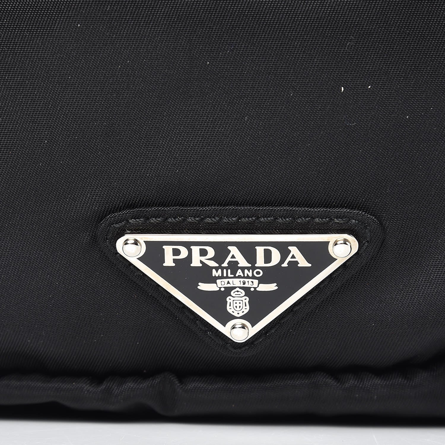 Prada Tessuto Nylon Belt Bag Black 9 of 9