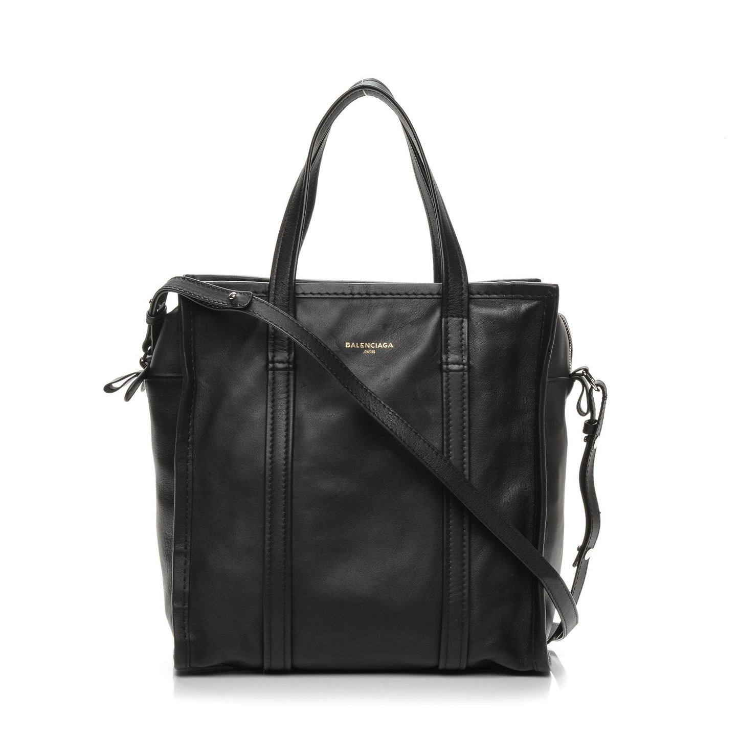 Agneau Small Bazar Shopper Tote Black