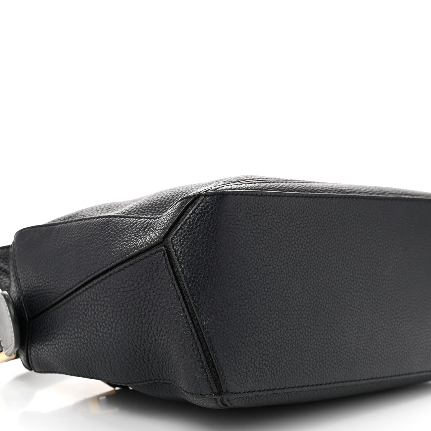 Calfskin Small Puzzle Bag Midnight Blue Black
