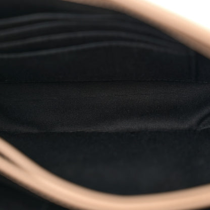 Saint Laurent Calfskin Y Quilted Monogram Toy Loulou Crossbody Bag Latte 5 of 12