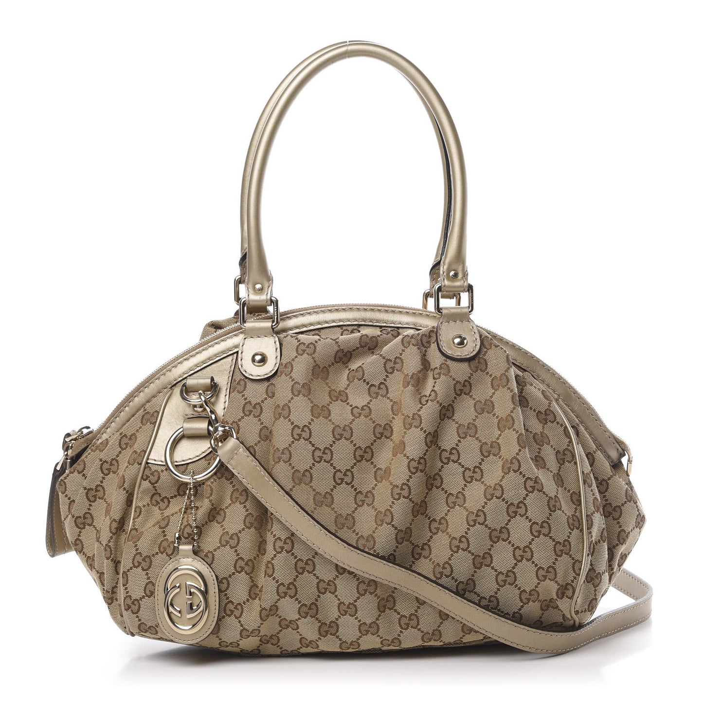 Monogram Medium Sukey Boston Champagne