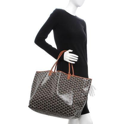 Goyard Goyardine Saint Louis GM Black Gold 2 of 13