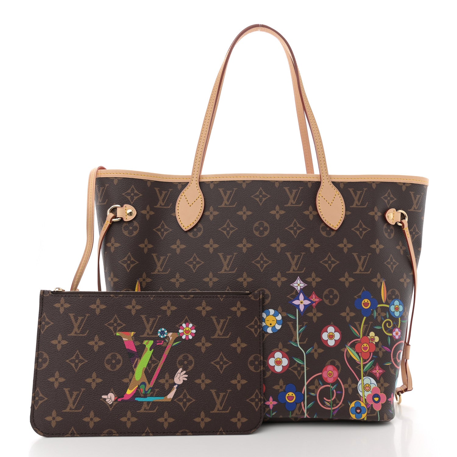 Louis Vuitton LV X TM Monogram Flowers Neverfull MM 1665215