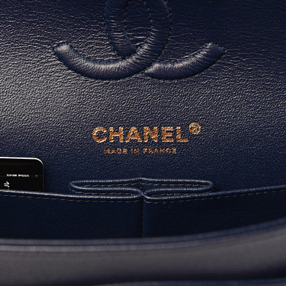 Chanel Caviar Quilted Small Double Flap Navy 7 of 11
