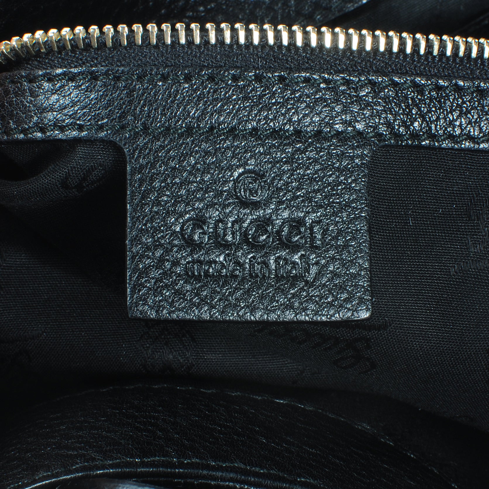 Gucci Leather Medium Web Heritage Shoulder Bag Black 5 of 7