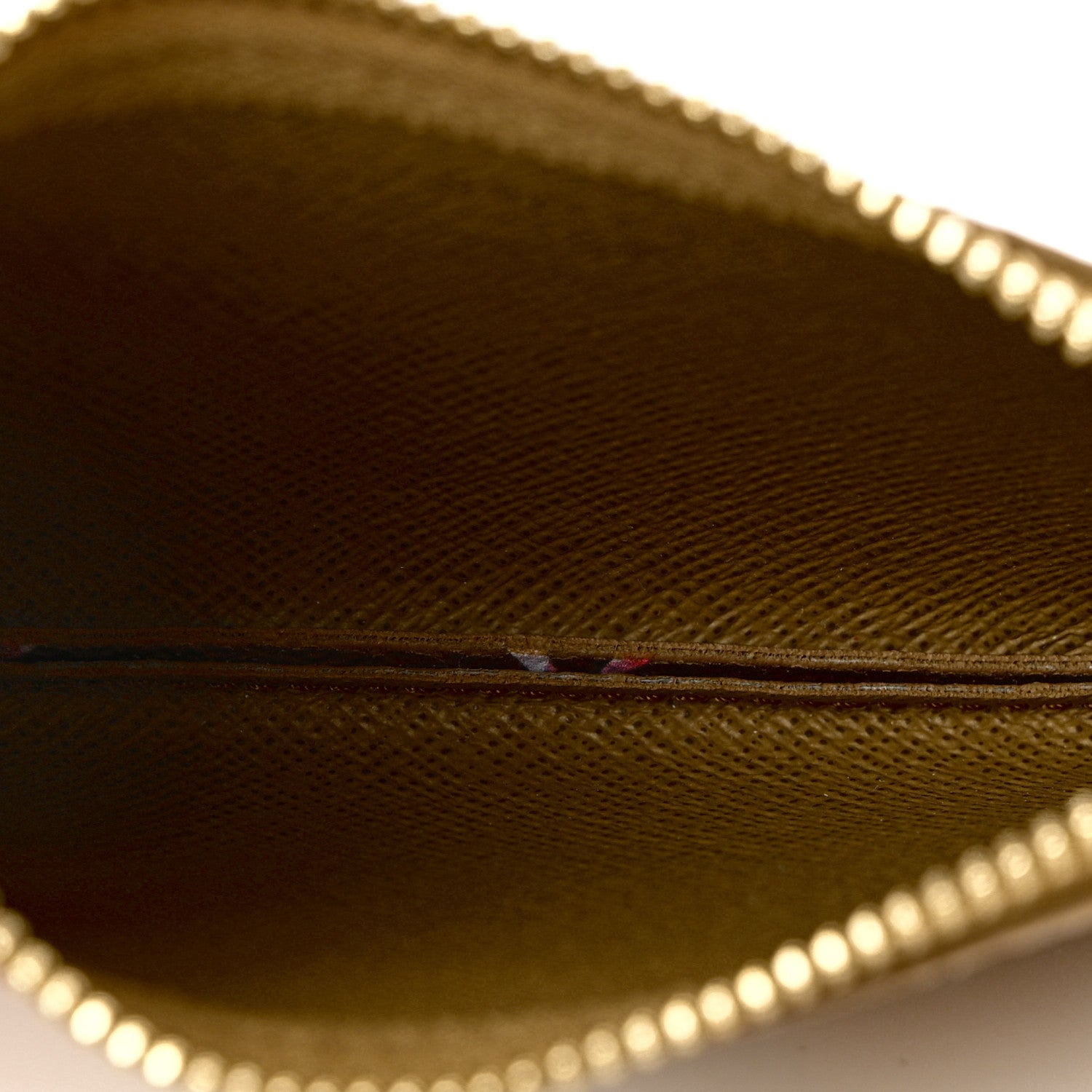 Louis Vuitton Metallic Monogram LV Garden Key Pouch Gold 5 of 7