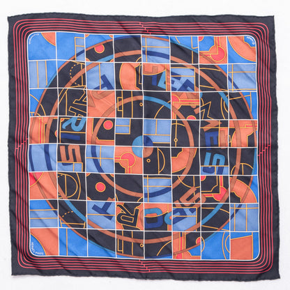 Hermes Silk Sport Pocket Square Scarf 1 of 6