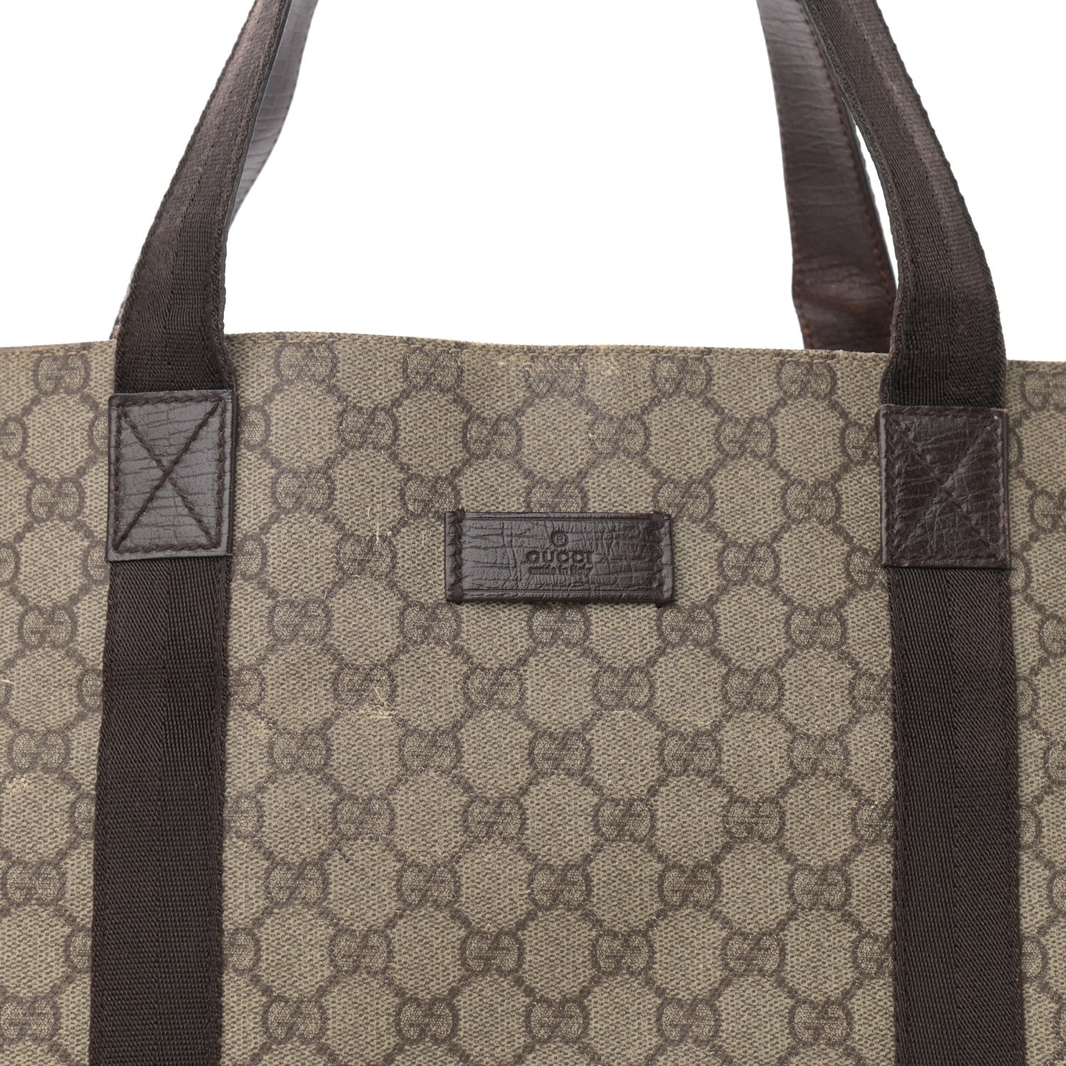 Gucci GG Plus Monogram Medium Tote Dark Brown 14 of 14