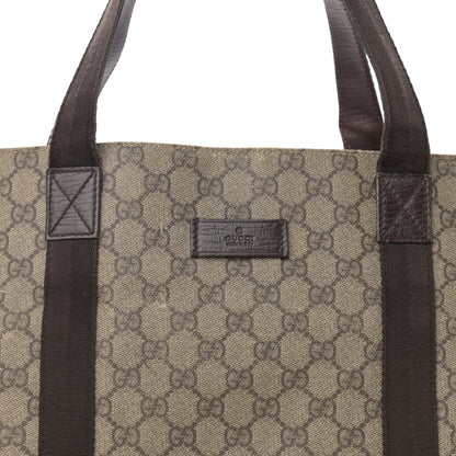 Gucci GG Plus Monogram Medium Tote Dark Brown 14 of 14