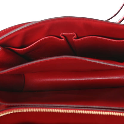 Celine Box Calfskin Medium Classic Box Flap Bag Red 5 of 11