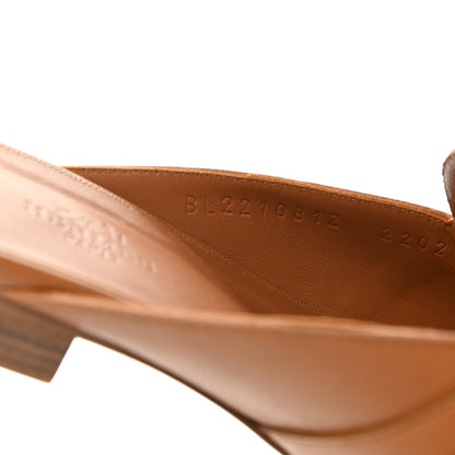 Hermes Calfskin Oz Mules 37 Naturel Beige Dore 8 of 9