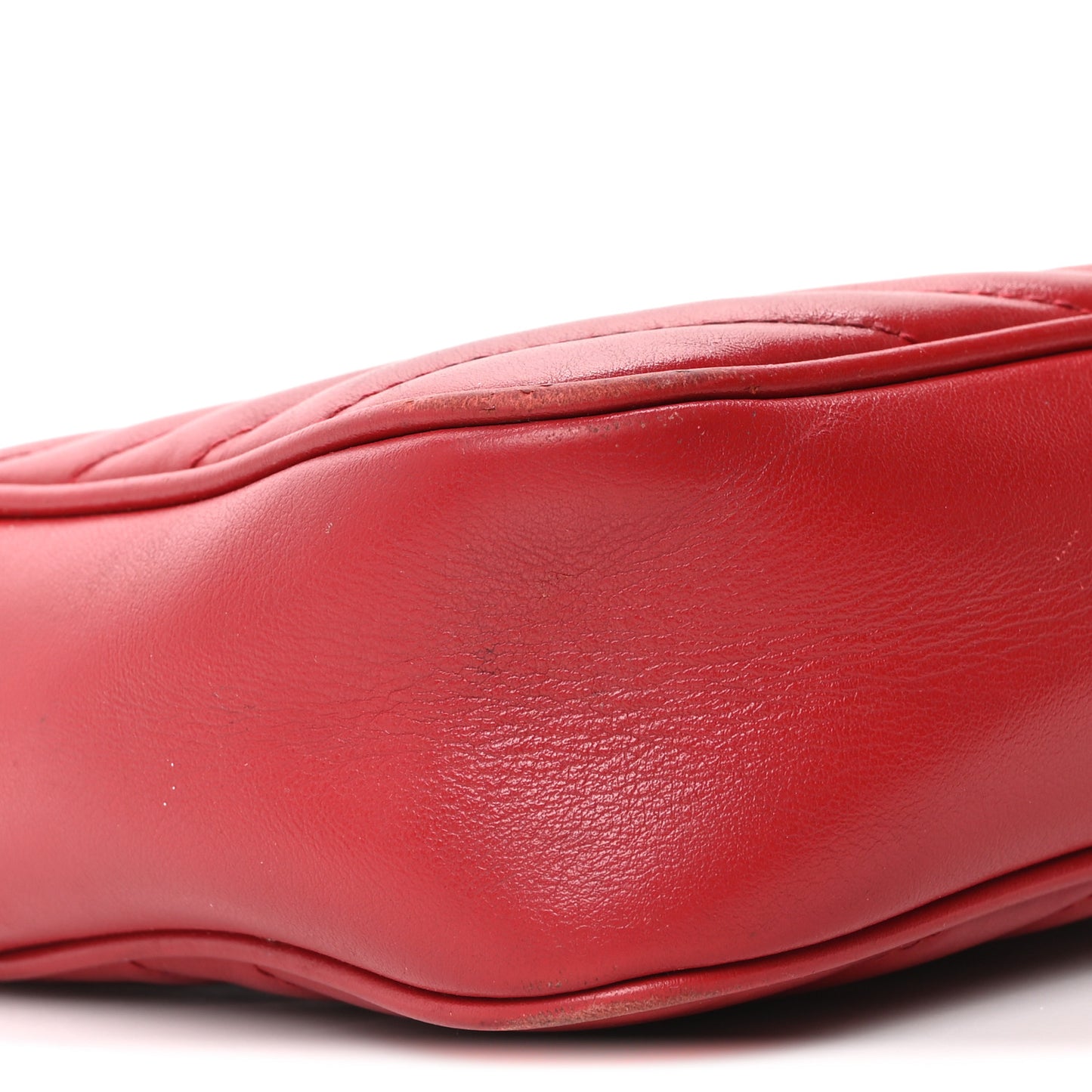 Calfskin Matelasse Monogram Lou Camera Bag Opyum Red