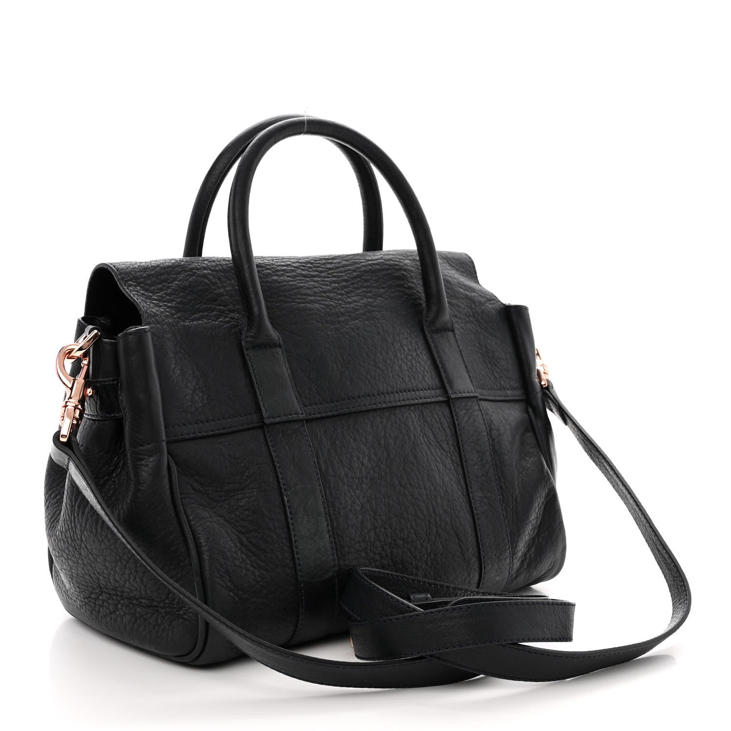 Mulberry High Pebbled Mix Grain Heritage Bayswater Nightshade Blue 3 of 10