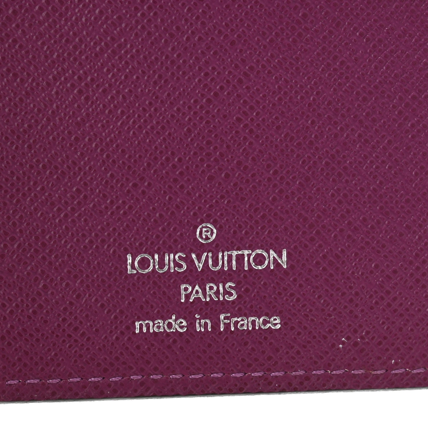 Louis Vuitton Epi Medium Ring Agenda Cover Cassis 6 of 10