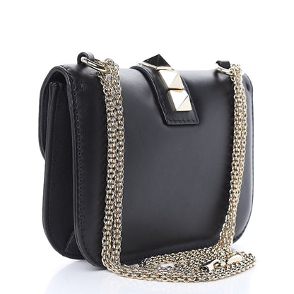 Valentino Garavani Vitello Small Glam Lock Rockstud Flap Black 3 of 13