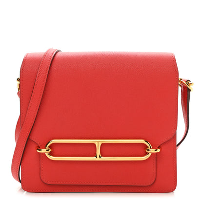 Hermes Evercolor Mini Sac Roulis Rouge Tomate 1 of 10