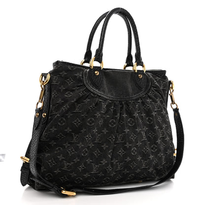 Louis Vuitton Denim Neo Cabby GM Black 3 of 9