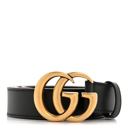 Gucci Calfskin Double G 30mm Belt 100 40 Black 1 of 7