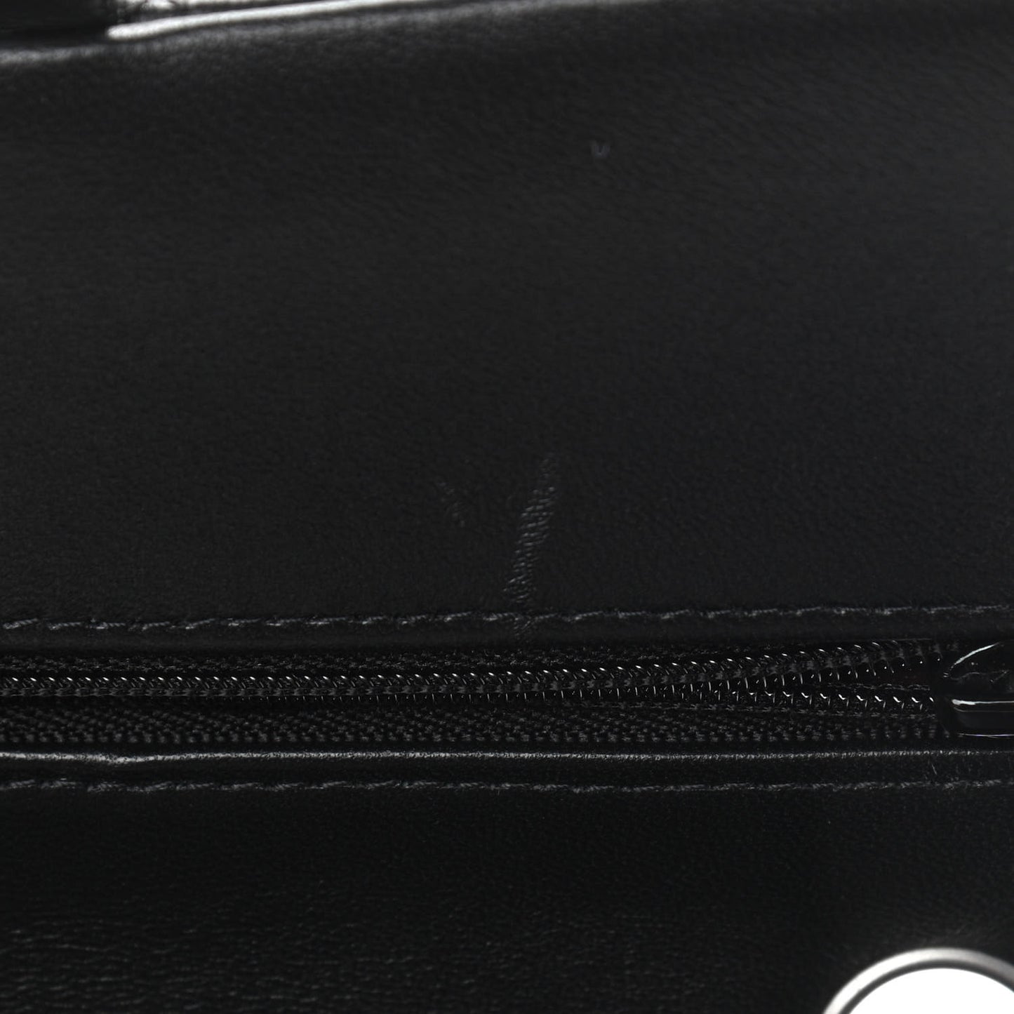 Lambskin Quilted Small Double Flap Black