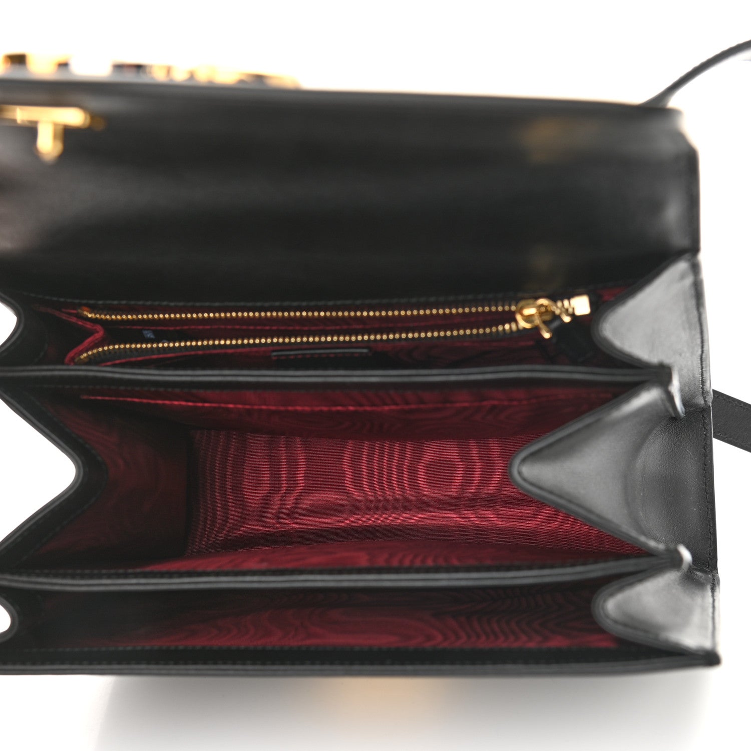 Gucci Smooth Calfskin Small Zumi Shoulder Bag Black 5 of 9