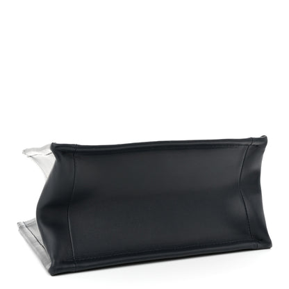 Christian Dior Oblique Calfskin Small Book Tote With Strap Blue Multicolor 5 of 11