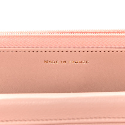 Chanel Caviar Quilted Wallet on Chain WOC Light Pink 7 of 12