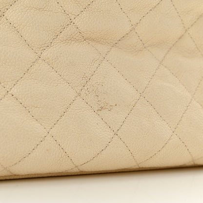 Chanel Caviar Quilted French Riviera Hobo Beige 11 of 12