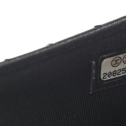 Chanel Lambskin Chevron Quilted Flap Wallet So Black 8 of 9
