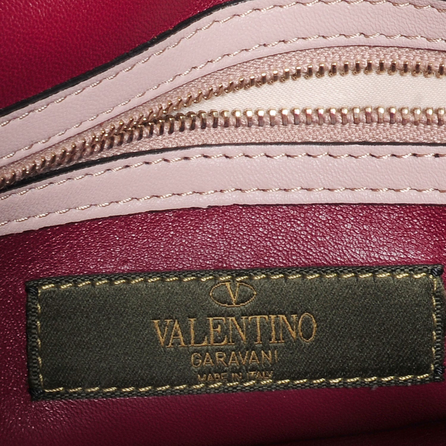 Valentino Garavani Nappa Canvas Camouflage Rockstud Wristlet Clutch Multicolor 7 of 9