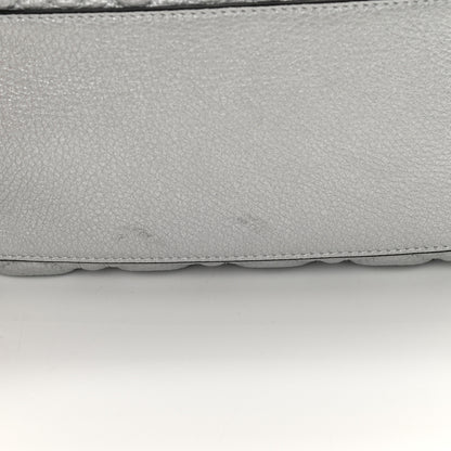 Christian Dior Metallic Grained Calfskin Cannage Medium Supple Lady Dior Silver 14 of 20