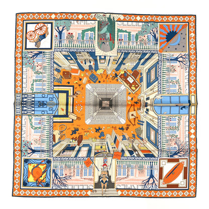 Hermes Silk Objets de Curiosite Scarf 90 1 of 3