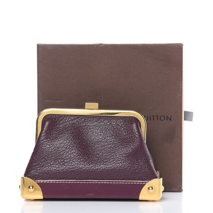 Louis Vuitton Suhali Porte-Monnaie Coin Purse Prune 9 of 9