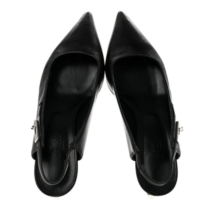 Hermes Nappa Lover 40 Pumps 38.5 Black 2 of 10