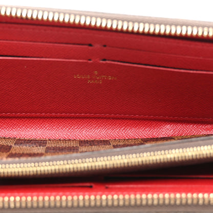 Louis Vuitton Damier Ebene Clemence Wallet Cherry 5 of 7