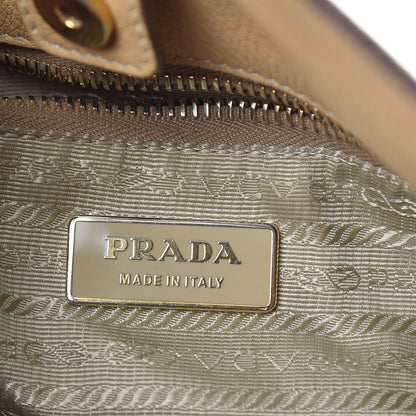 Prada Vitello Daino Side Pocket Hobo Sabbia 6 of 21
