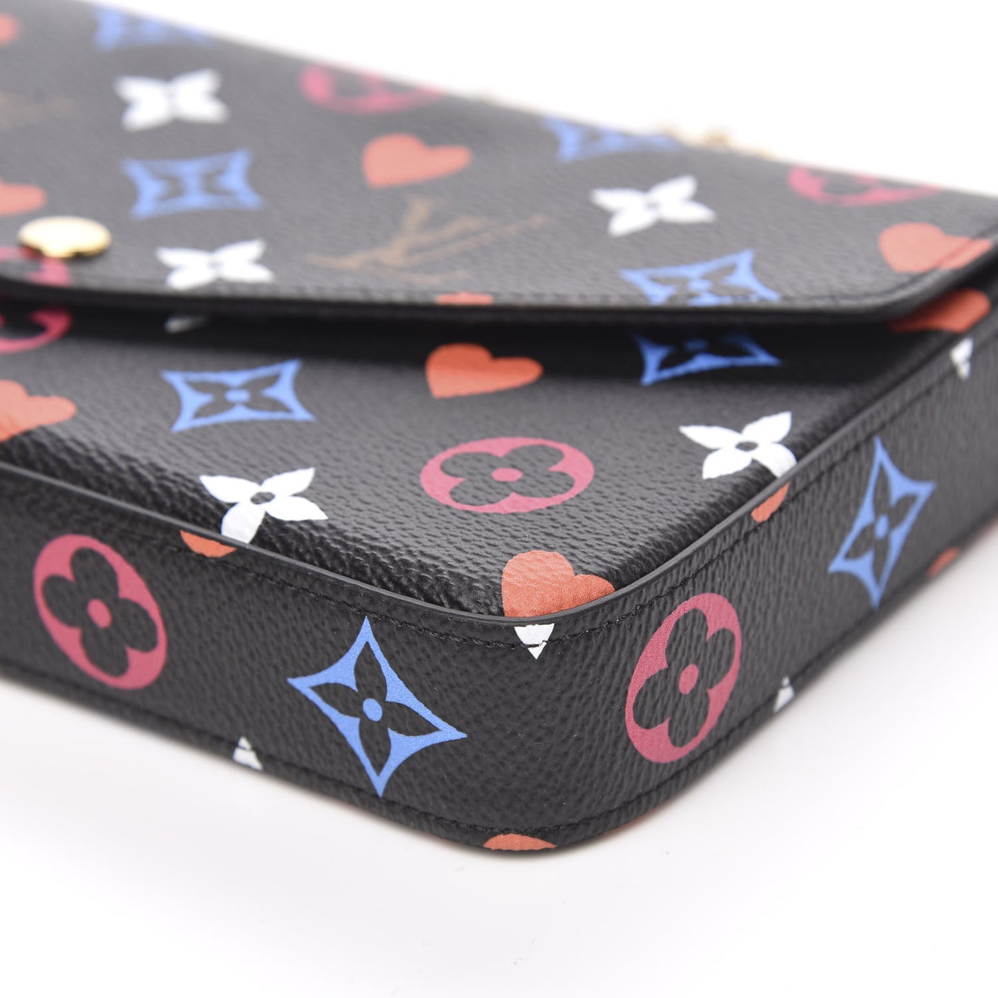 Game On Felicie Chain Wallet Black
