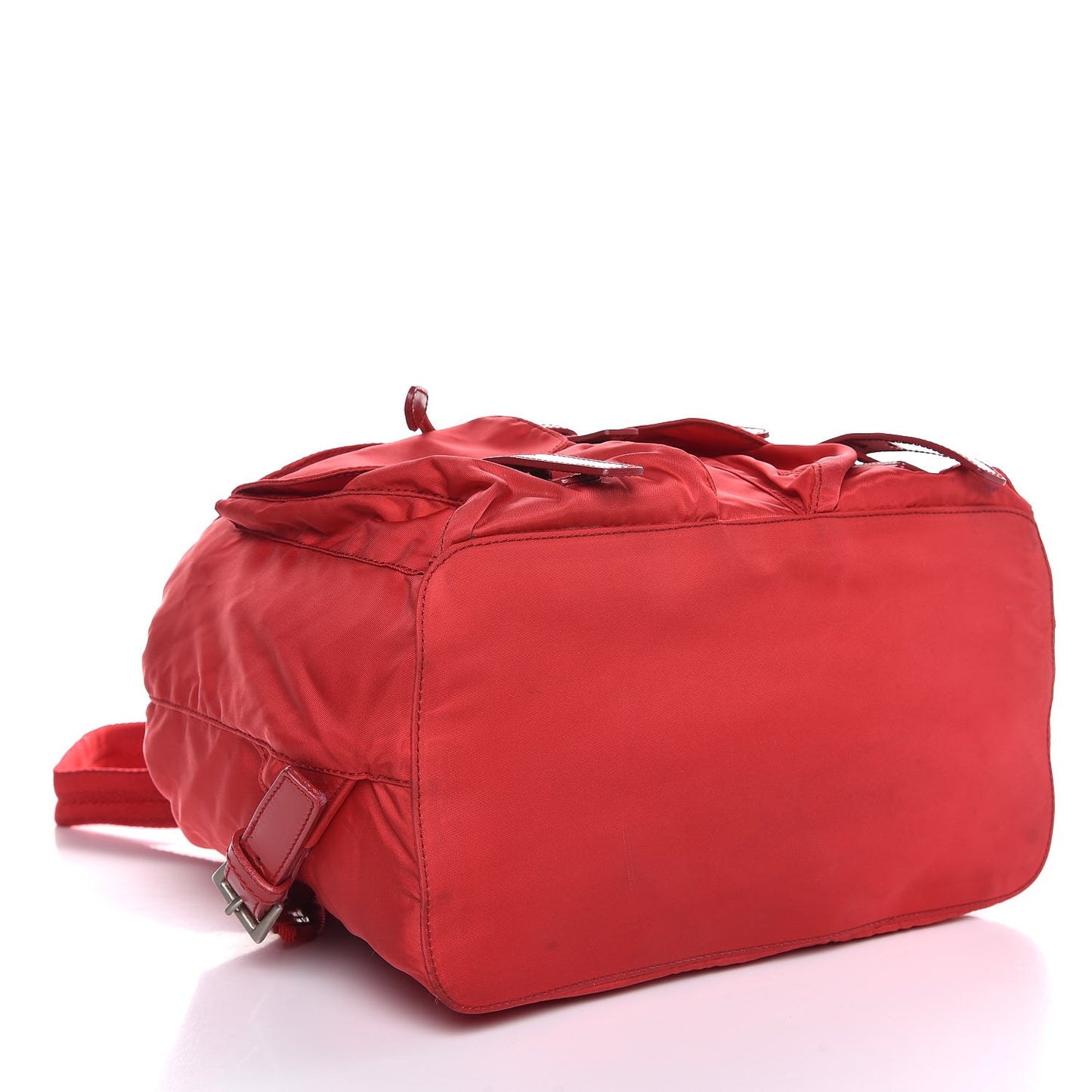 Nylon Vela Medium Backpack Rosso