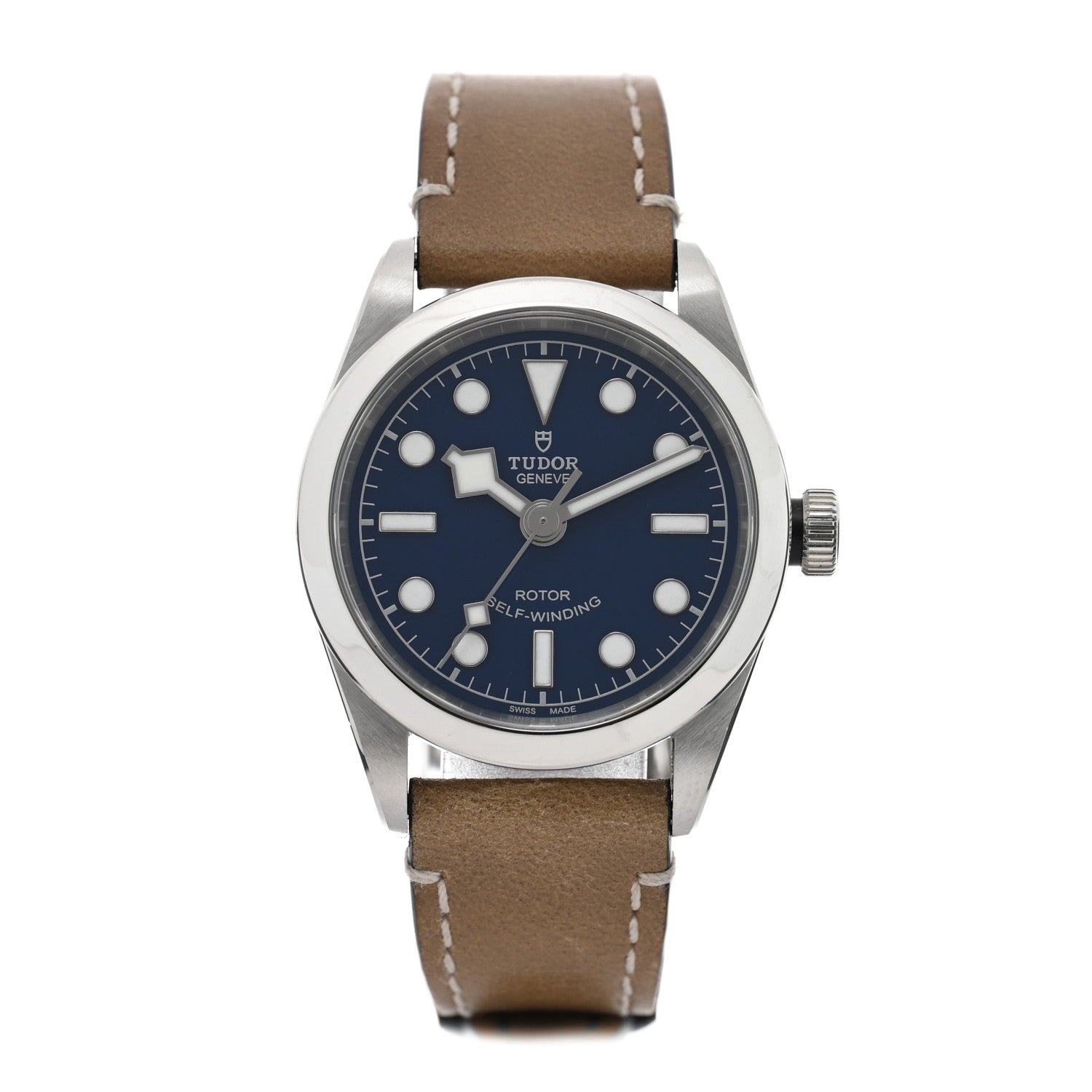 TUDOR Stainless Steel Calfskin 32mm Black Bay Automatic Watch Blue 79580 1 of 4