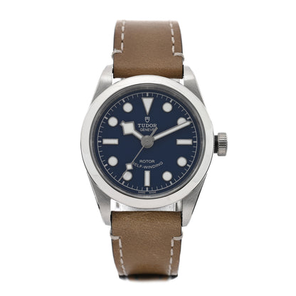 TUDOR Stainless Steel Calfskin 32mm Black Bay Automatic Watch Blue 79580 1 of 4