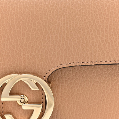 Gucci Dollar Calfskin Small Interlocking G Shoulder Bag Camelia 8 of 12