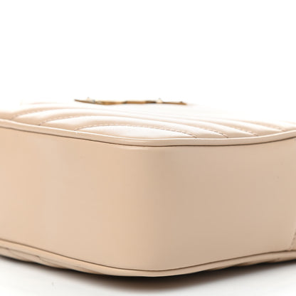 Saint Laurent Calfskin Matelasse Monogram Lou Camera Bag Nude Powder 8 of 9