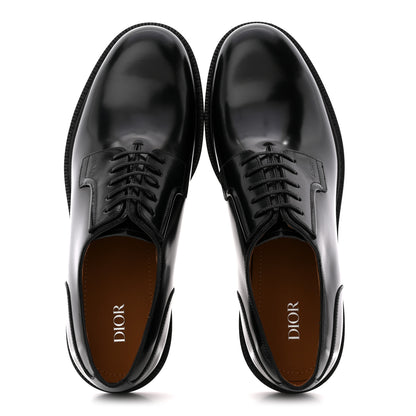 Christian Dior Calfskin Mens Derby Shoes 42.5 Black 2 of 11