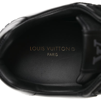 Louis Vuitton Epi Monogram Calfskin Mens Run Away Sneakers 9.5 Black 8 of 10
