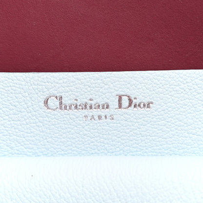 Christian Dior Supple Grained Calfskin Medium Open Bar Tote Light Blue 6 of 12