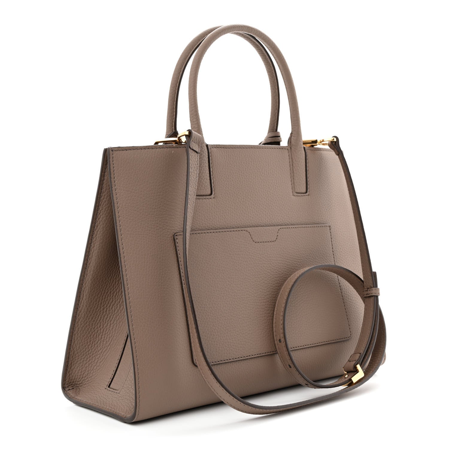 Burberry Grained Calfskin Small Frances Tote Light Saddle Brown 3 of 10