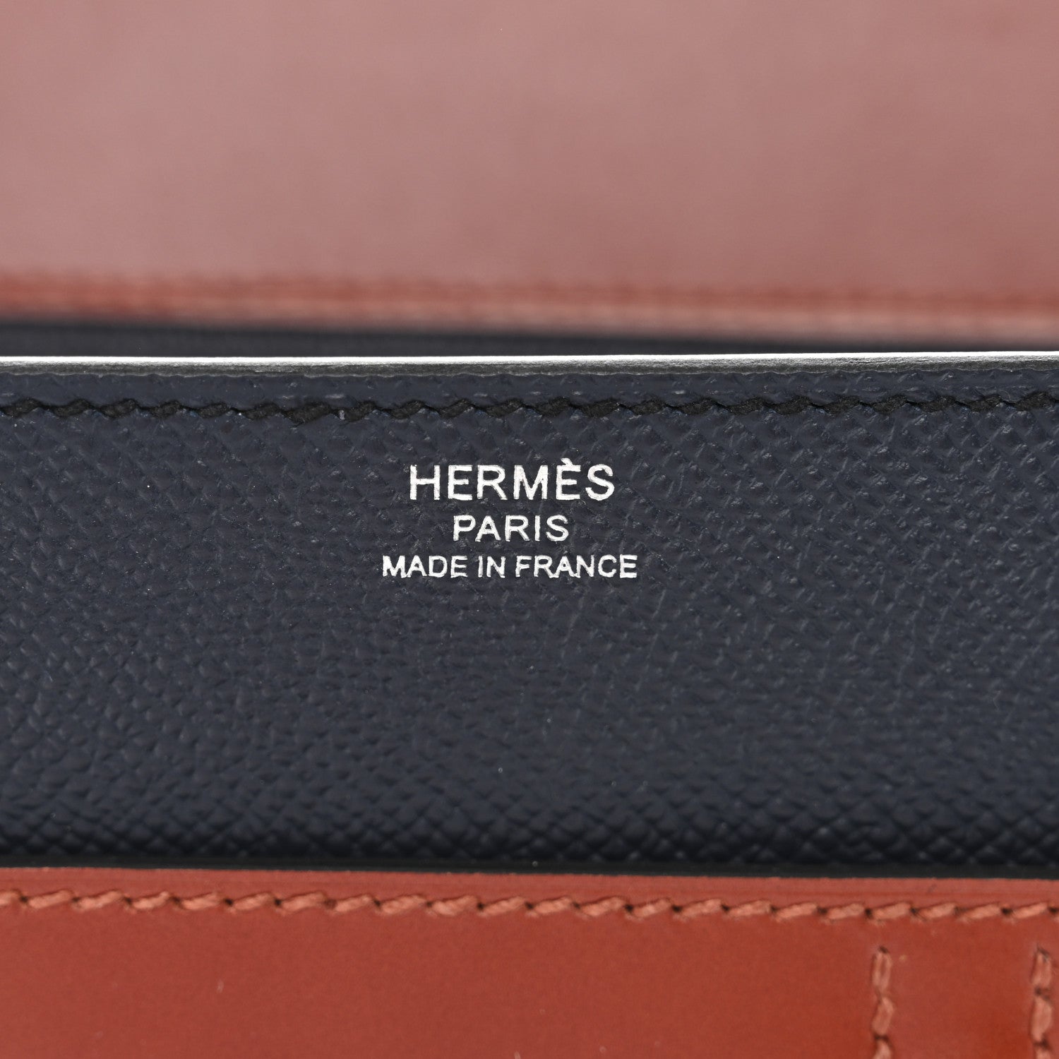 Hermes Epsom Vache Hunter Swift Sacabar Bleu Indigo Sienne 6 of 10
