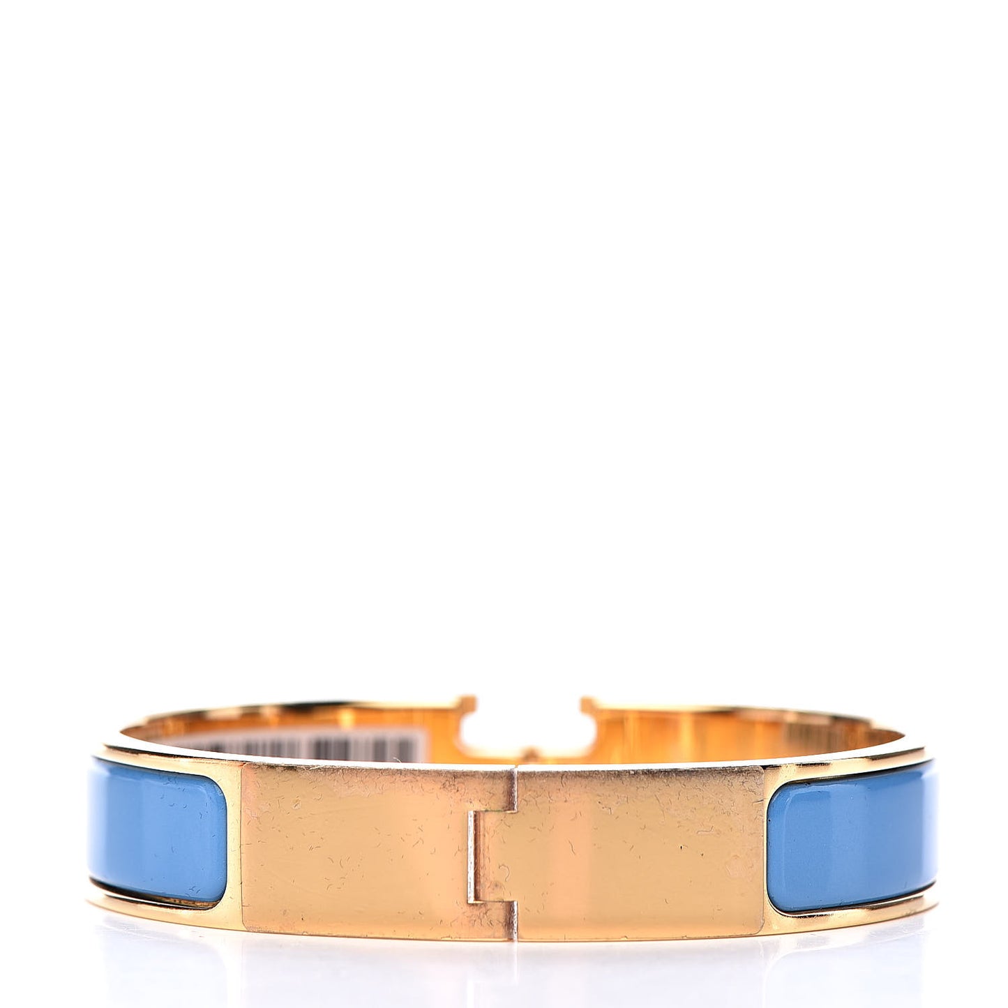 Enamel Narrow Clic Clac H Bracelet PM Bleu Cielo